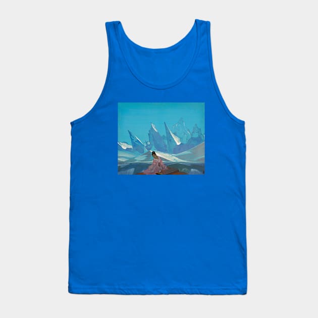 Kuan-Yin by Nicholas Roerich Tank Top by Star Scrunch